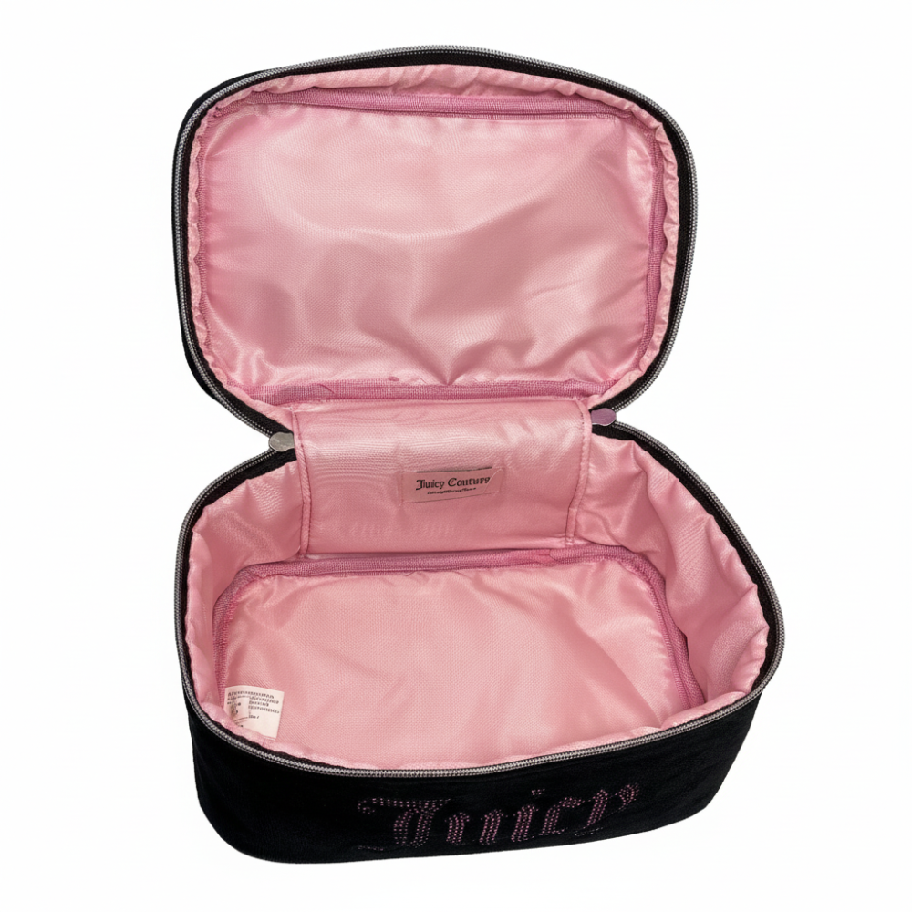 Juicy Couture Portacosmeticos Black Pink