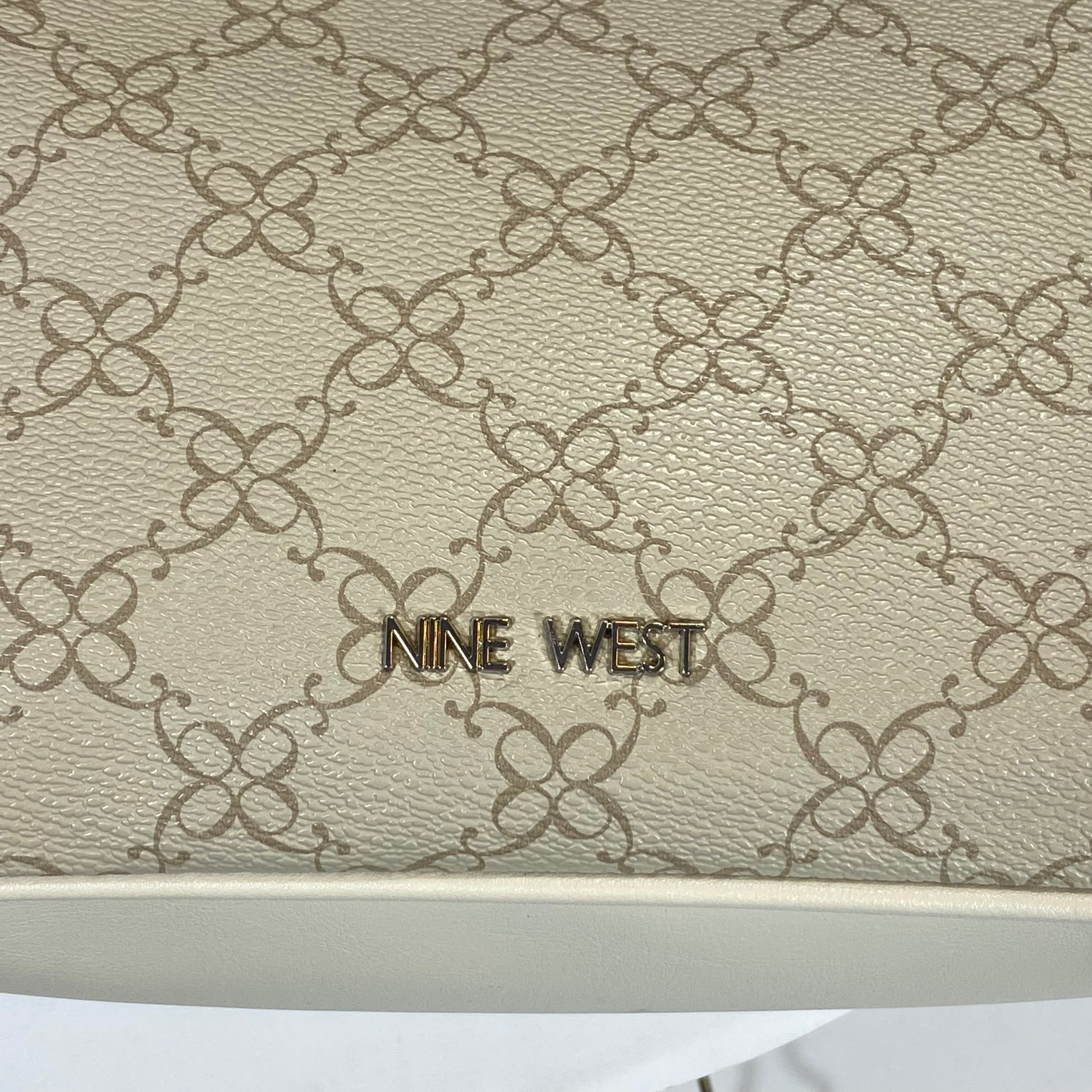 Nine West Cartera Mini Casteel Mushroom Logo Milk