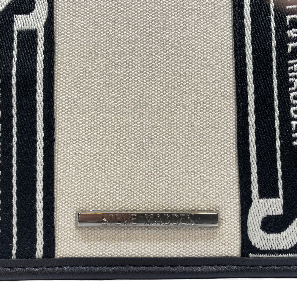 Steve Madden Cartera Bwebber Canvas Cream Mult