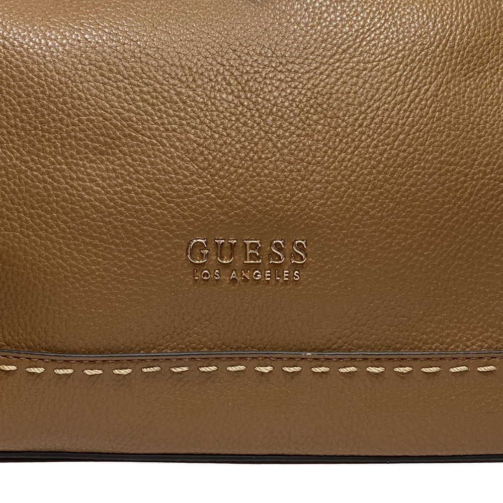 Guess Cartera Tote Lynne Cognac