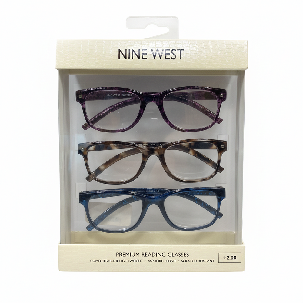 Nine West Lentes De Lectura +2.00 3 Pack