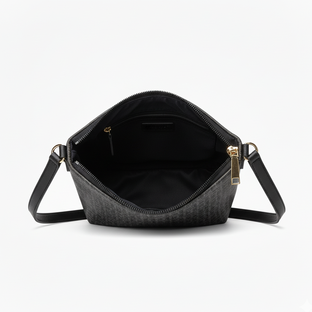 Tommy Hilfiger Cartera Crossbody Monogram Black