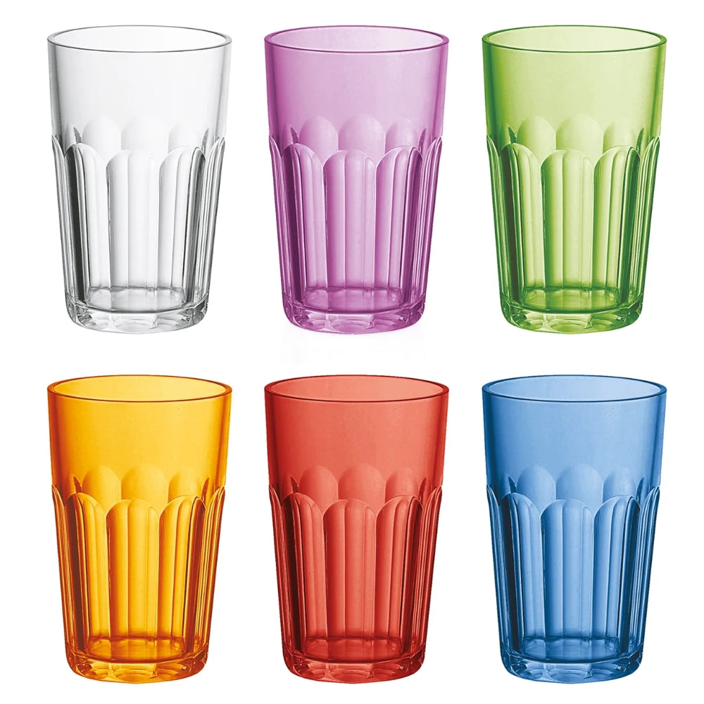 Guzzini Happy Hour Set De 6 Vasos Altos 420cc