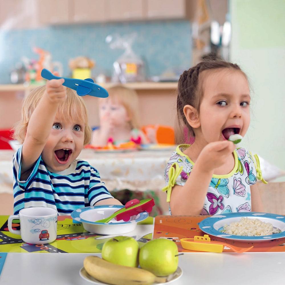 Guzzini Trafic-Bimbi Set De Cubiertos De 3 Piezas 10m+