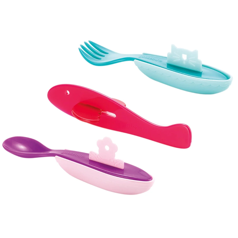 Guzzini Playpark-Bimbi Set De Cubiertos De 3 Piezas