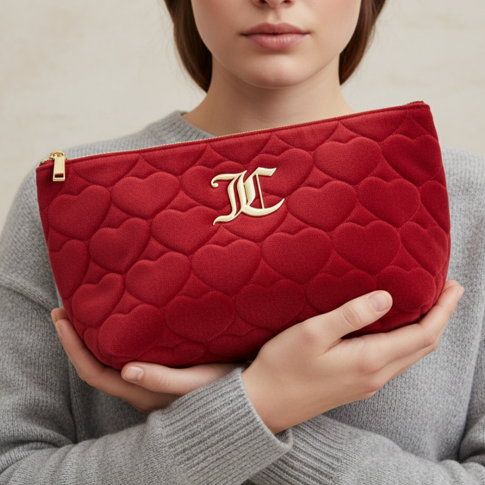 Juicy Couture Bolsa De Cosméticos Heart Red