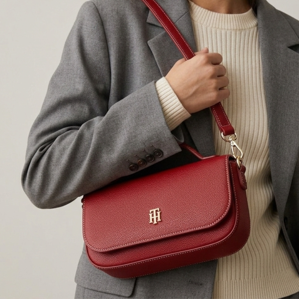 Tommy Hilfiger Cartera Crossbody Red