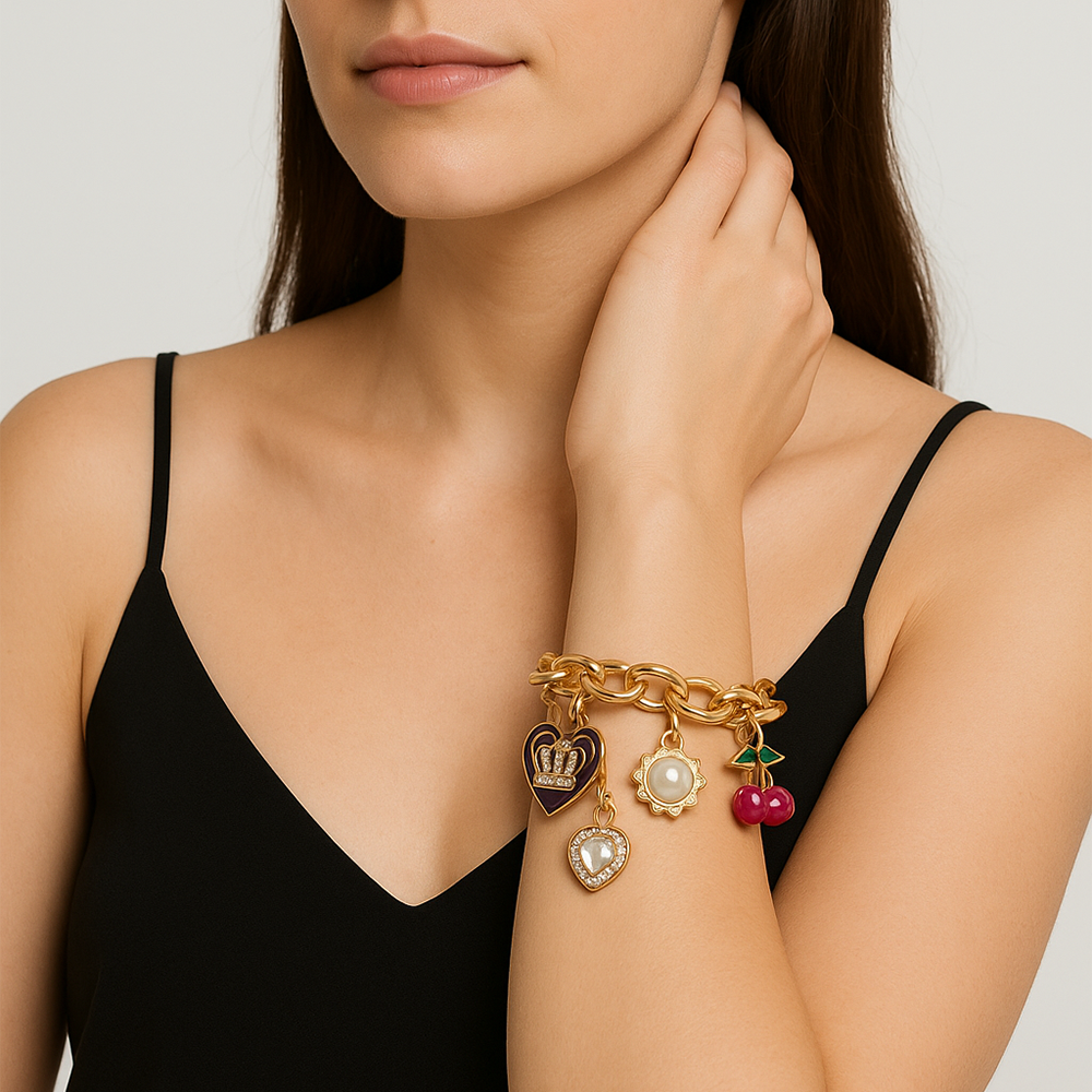 Juicy Couture Pulsera Con Dijes