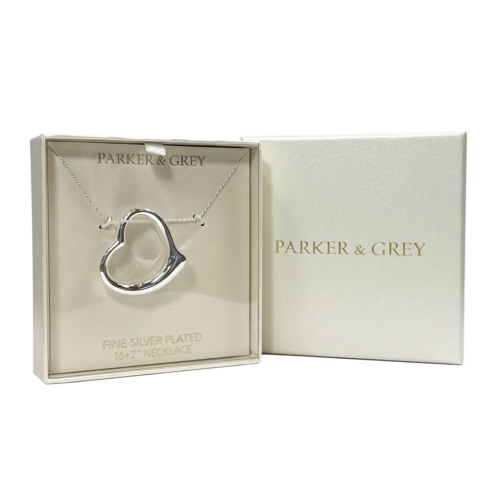 Parker & Grey Collar con Dije de Corazon Grande