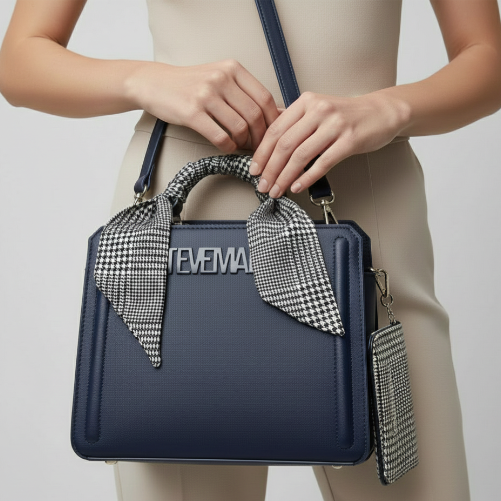 Steve Madden Cartera Bevelyn Scarf Navy