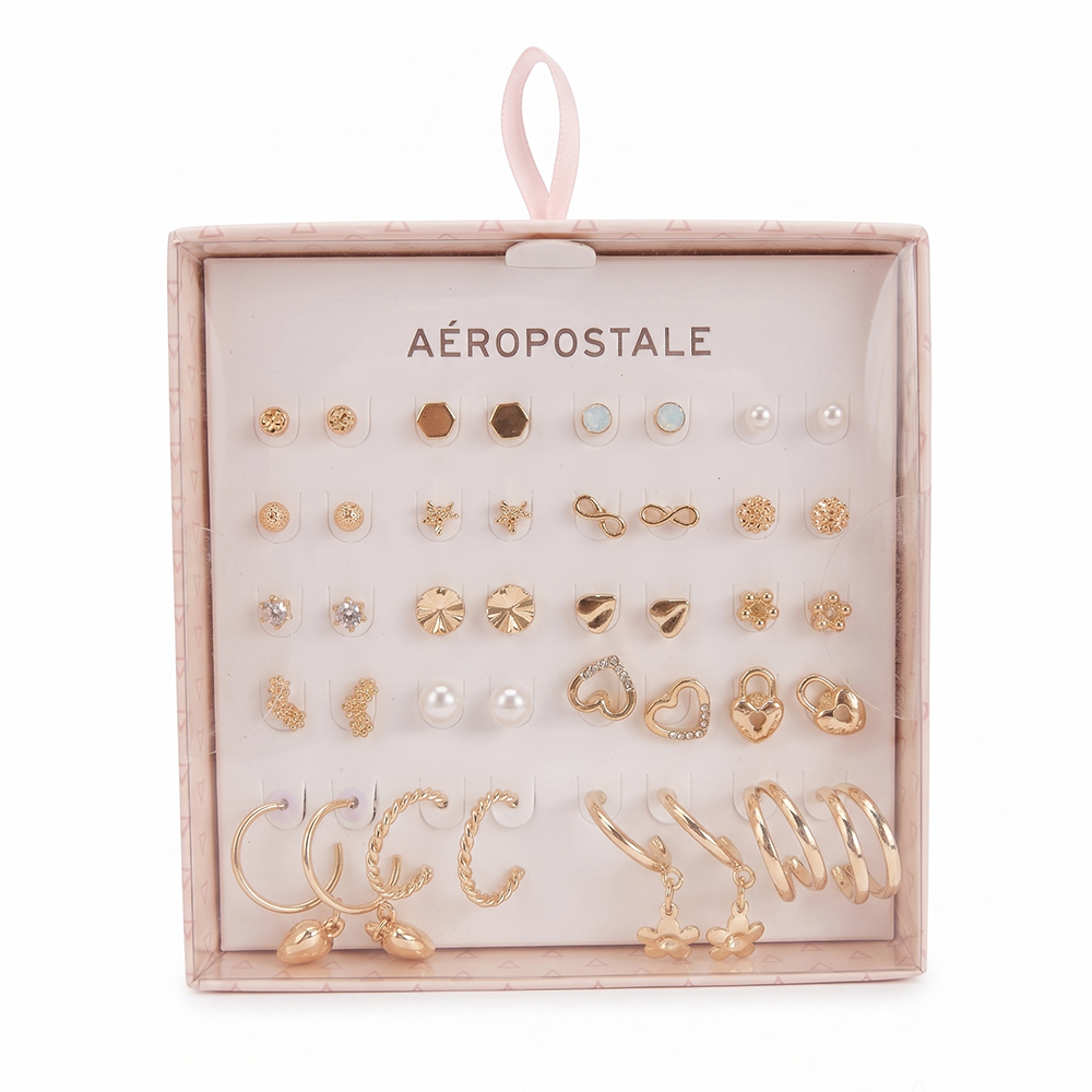 Aeropostale Set De Zarcillos 20 Pares