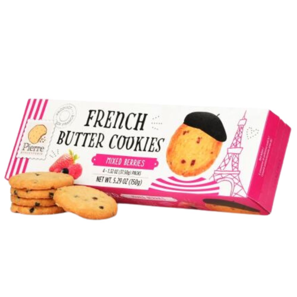 Pierre French Butter Cookies Mixed Berries 150gr