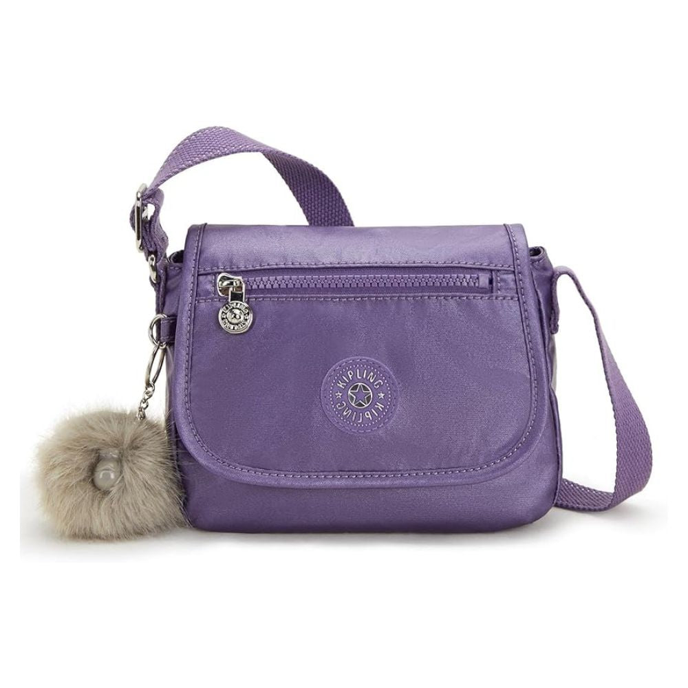 Kipling Crossbody Sabian Metallic Mauve