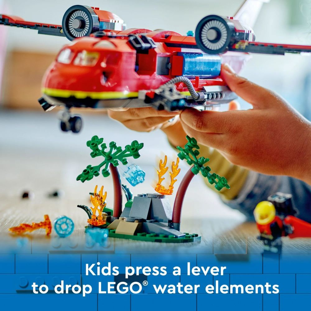 Lego City Fire Rescue Plane 478 Piezas 6+