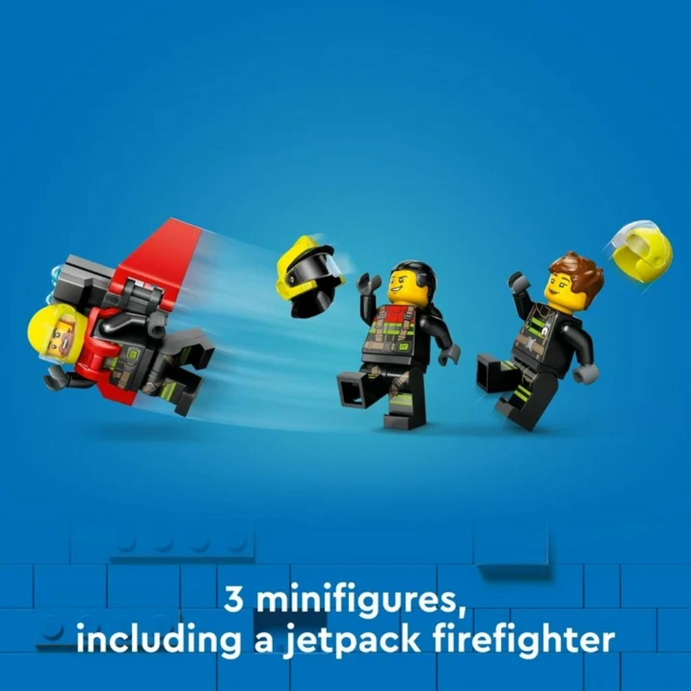 Lego City Fire Rescue Plane 478 Piezas 6+