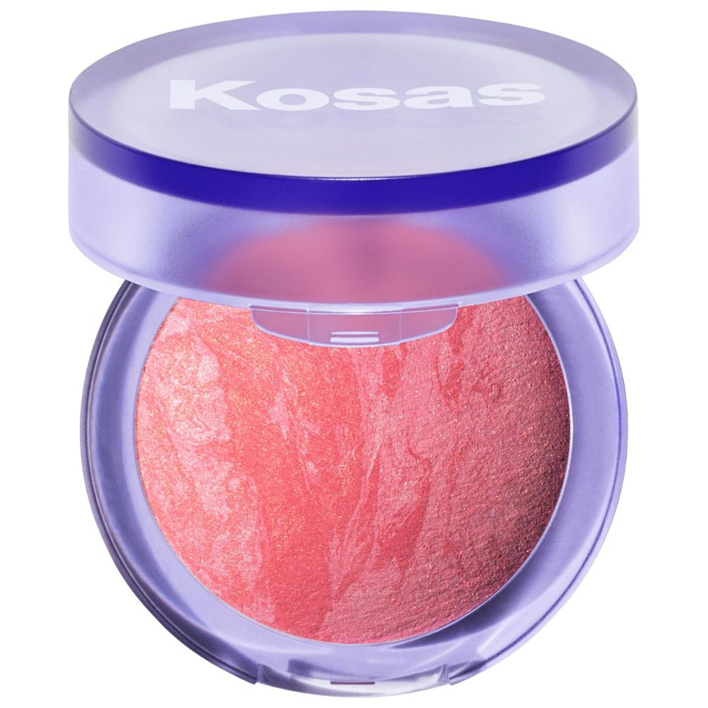 Kosas Blush Is Life Hype Warm Poppy Pink 4.5gr