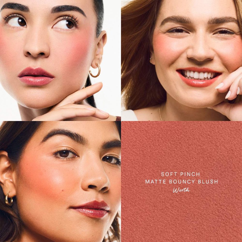 Rare Beauty Blush Soft Pinch Matte Bouncy Blush Color Worth by Selena Gomez 6.4gr