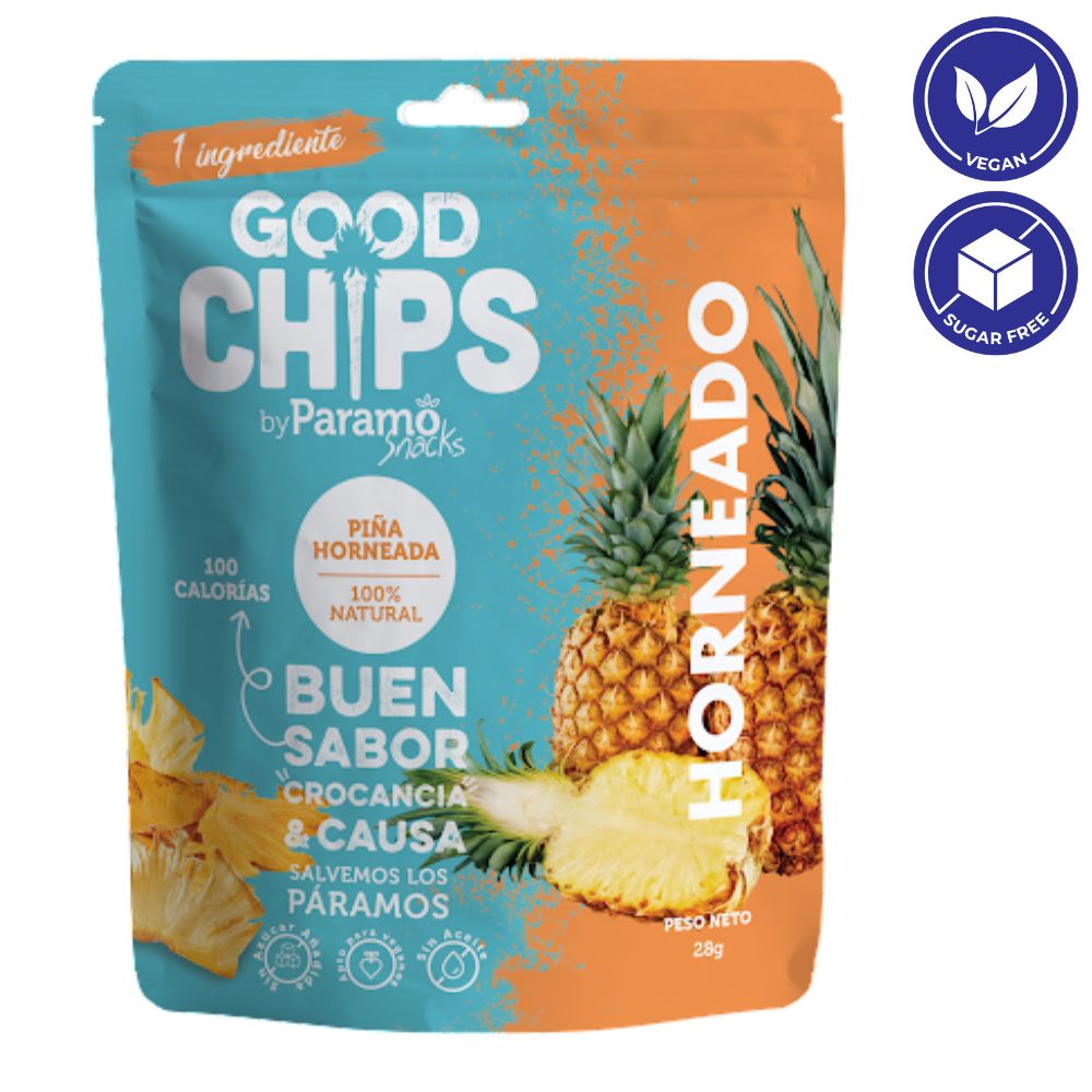 Good Chips Baked Pineapple Chips 28gr