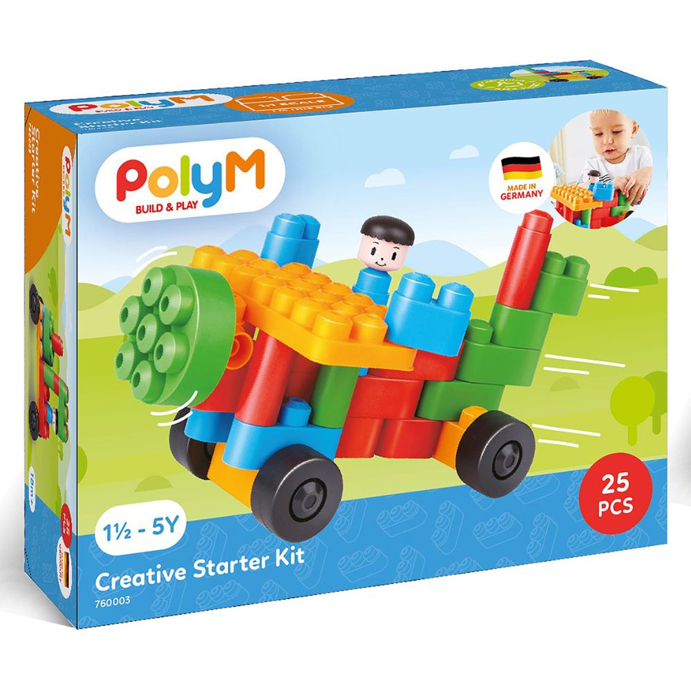 PolyM Creative Starter Kit 25 Pzas 1 1/2-5 Years