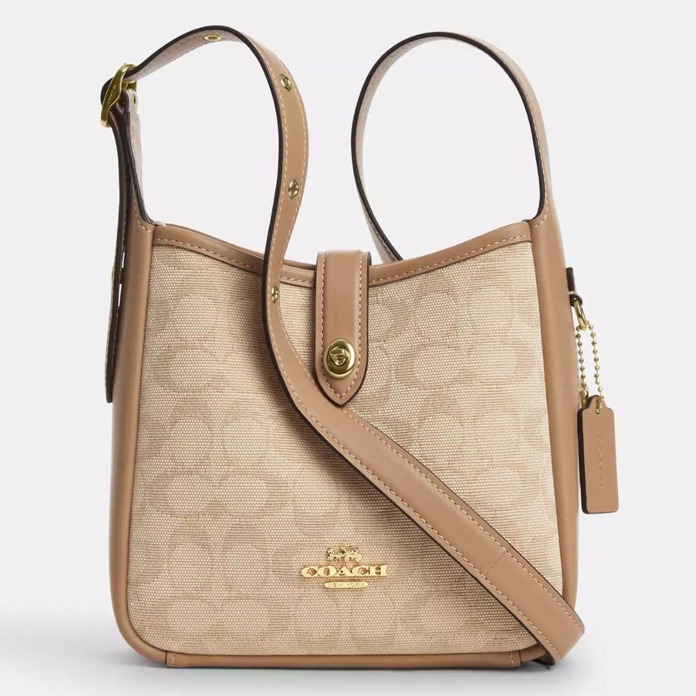 Coach Cartera Hadley Mini Crossbody Bag With Signature Canvas