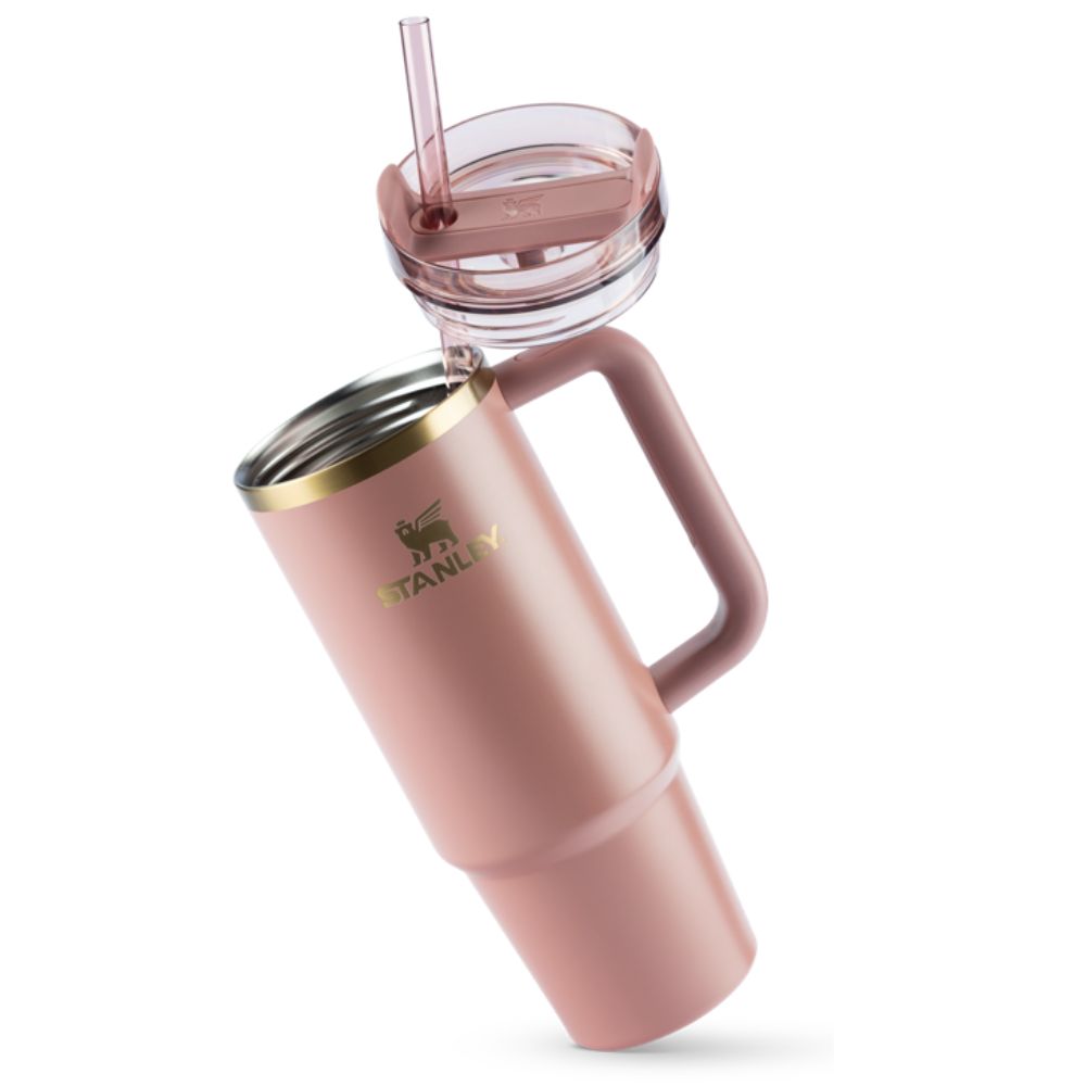 Stanley Termo Quencher H2.0 FlowState Tumbler 30oz Antique Pink