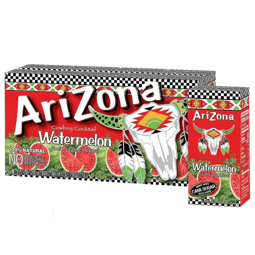 Arizona Tetra Box Watermelon 32Und 200ml c/u