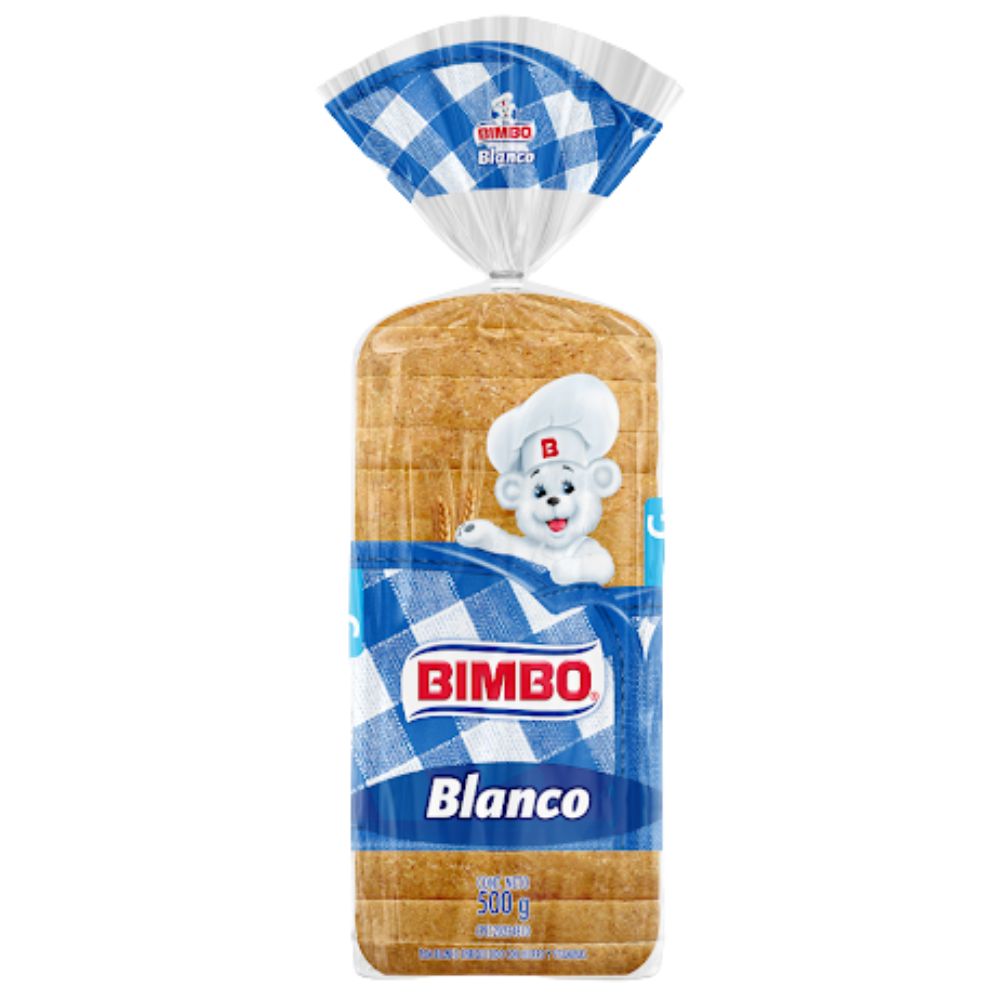 Bimbo Pan Blanco Contigo 500 gr