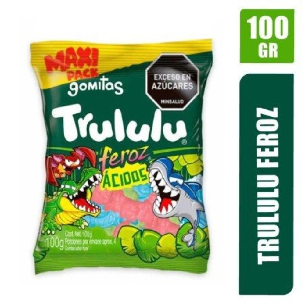Trululu Gomitas Feroz Acidos 100gr