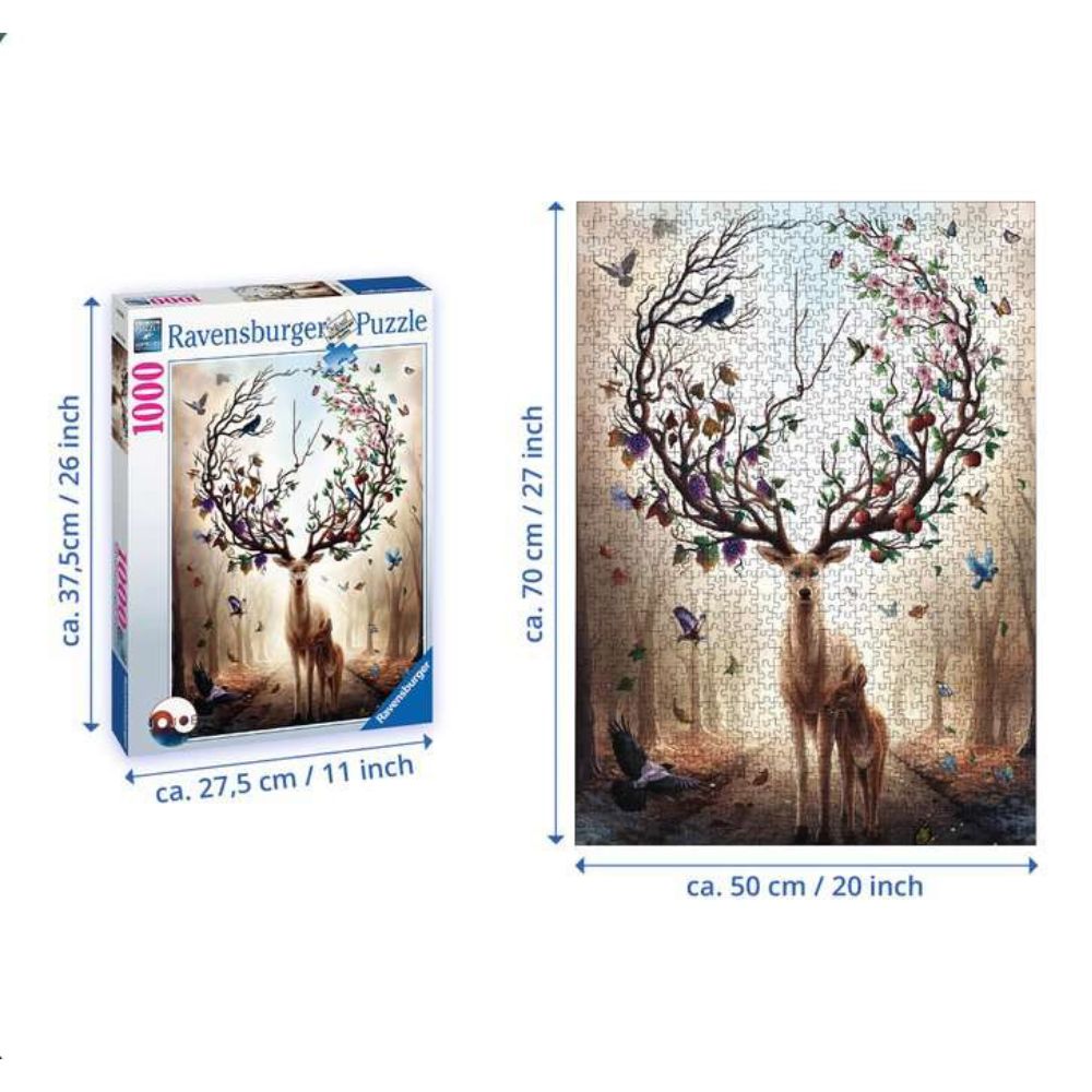 Ravensburger Rompecabezas Magical Deer 1000 Pzas