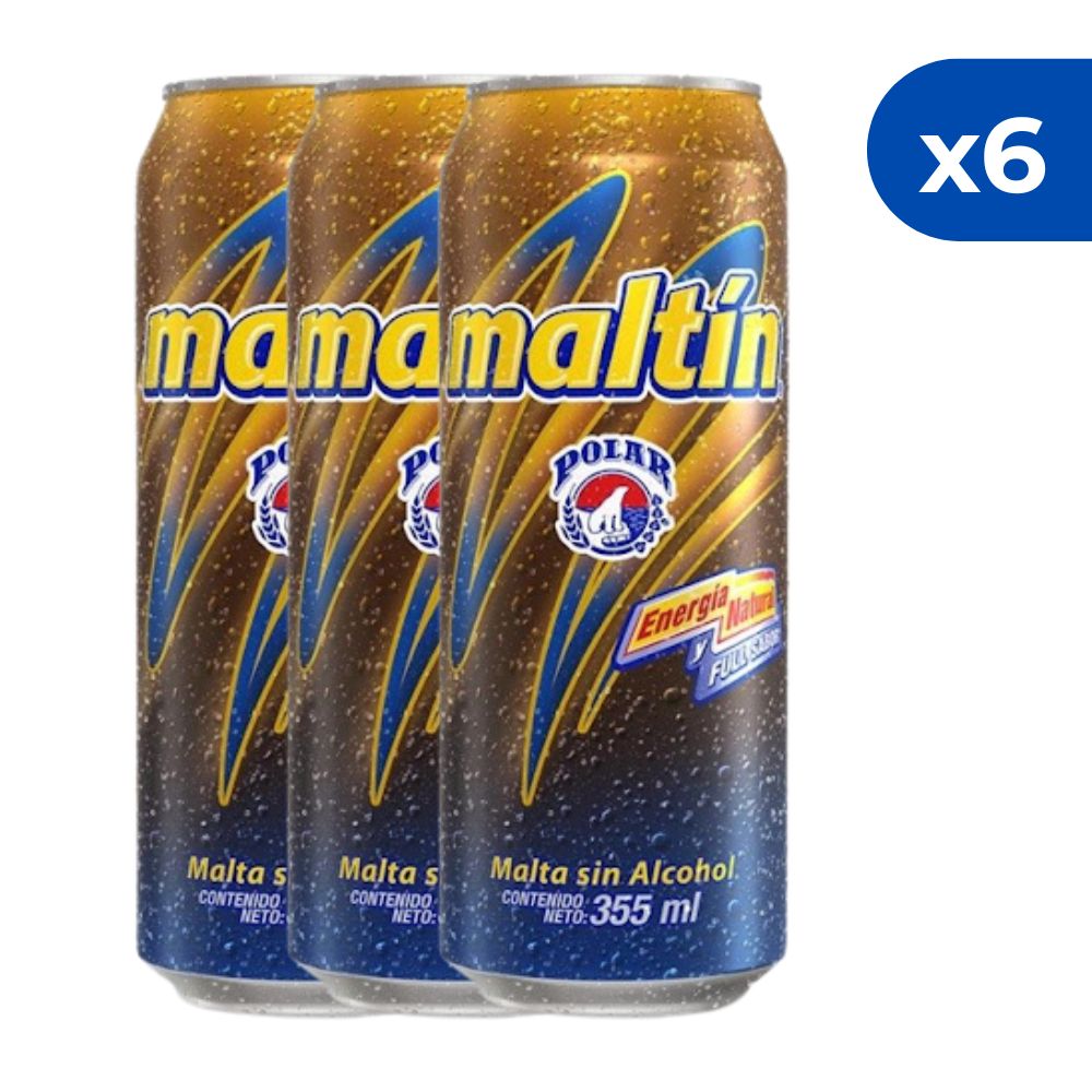 Malta Maltin Polar 355ml 6 Und