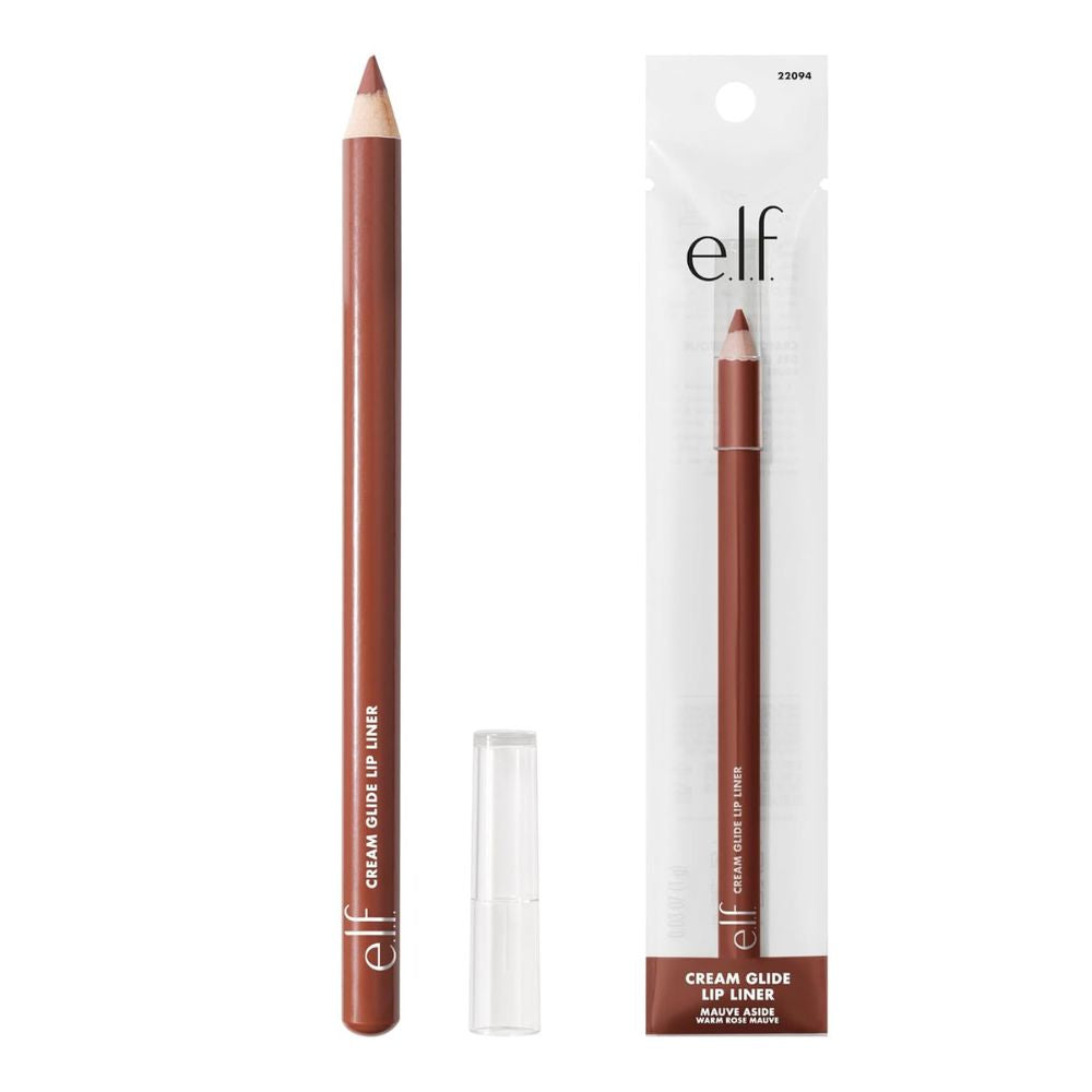Elf Cream Glide Lip Liner Mauve Aside  Warm Rose Mauve