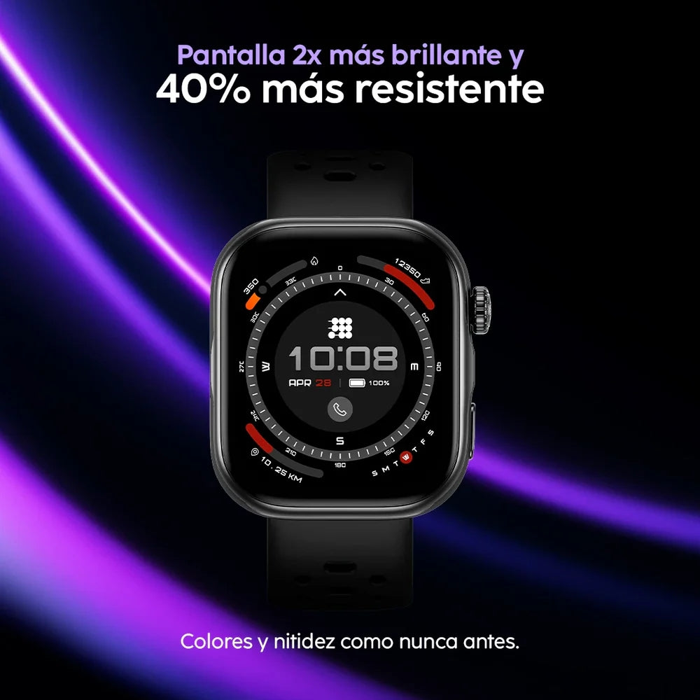 Cubitt Reloj Viva Pro 2 Con Bluetooth, Amoled, GPS y Salud Integrada Wolf Gray