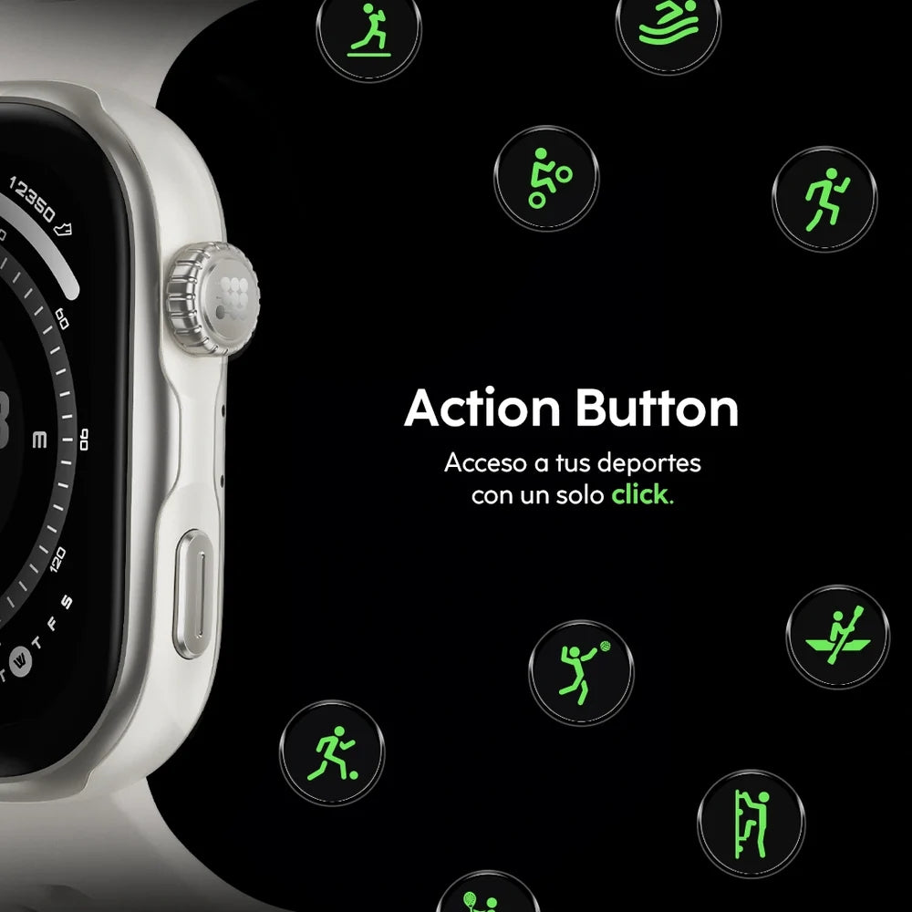 Cubitt Reloj Viva Pro 2 Con Bluetooth, Amoled, GPS y Salud Integrada Wolf Gray