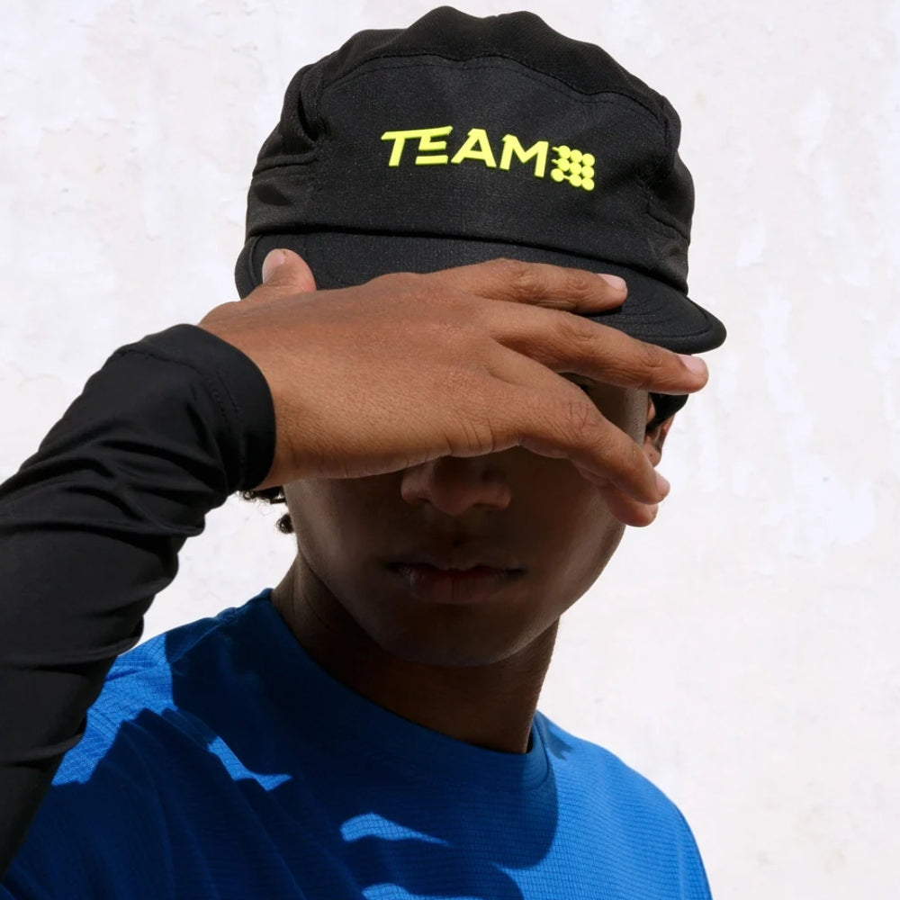 Cubitt Gorra Running Caps Neon Black