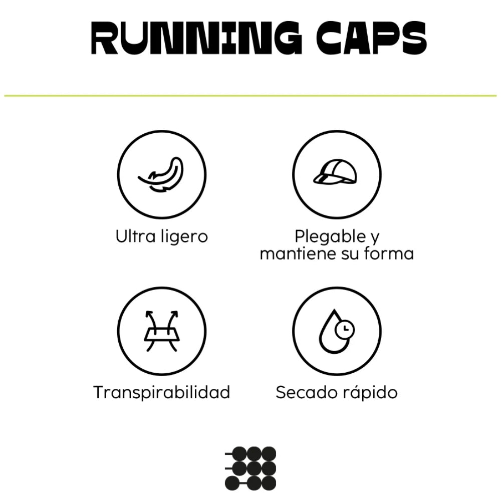 Cubitt Gorra Running Caps Mint Blush