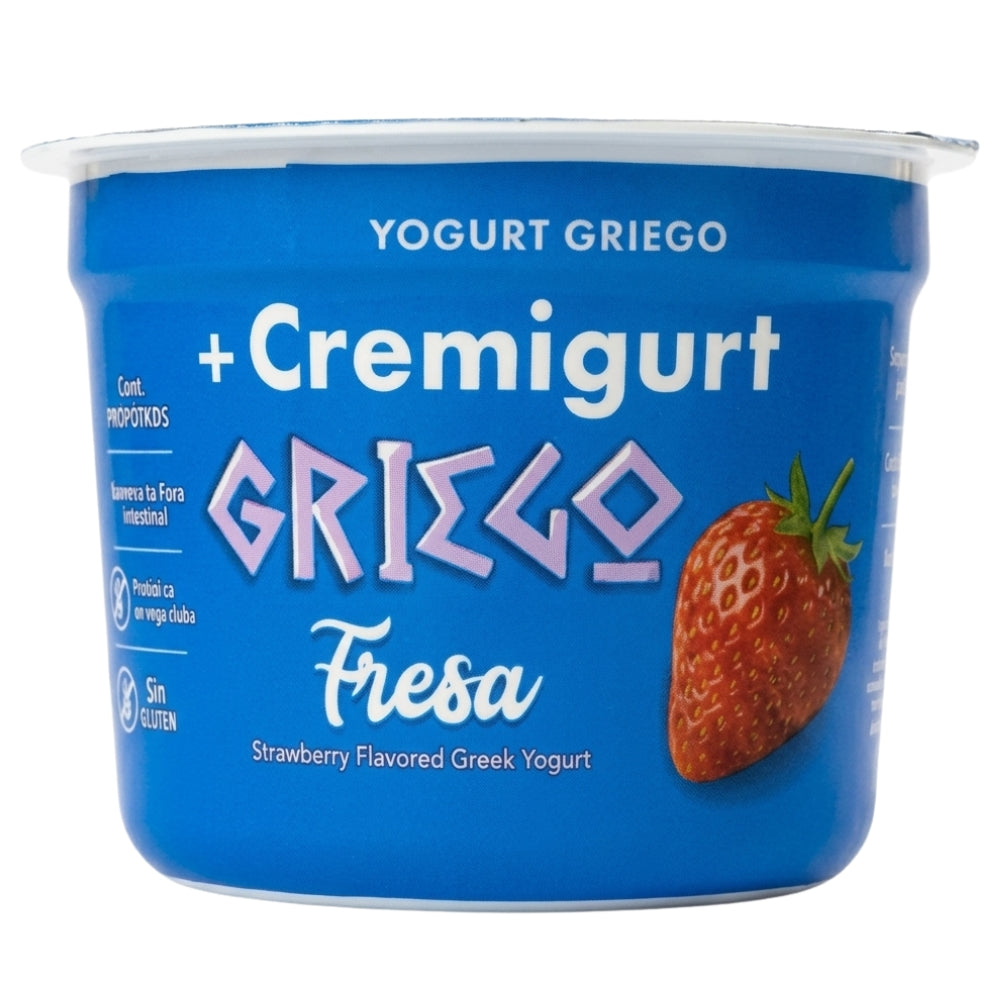 Cremigurt Yogurt Griego Sin Azucar de Fresa 150gr