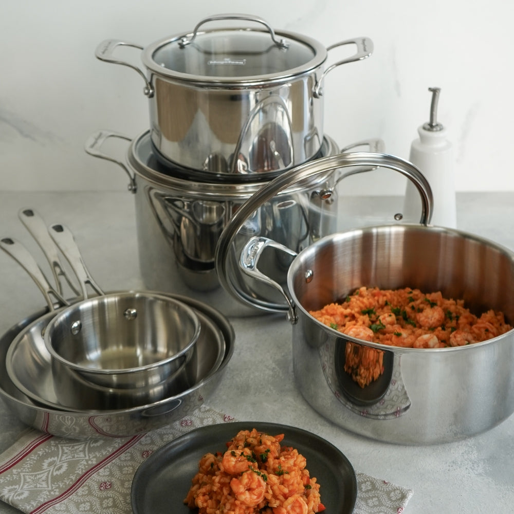 Magefesa Juego de Ollas Gourmet Triple Capa de 10 Piezas