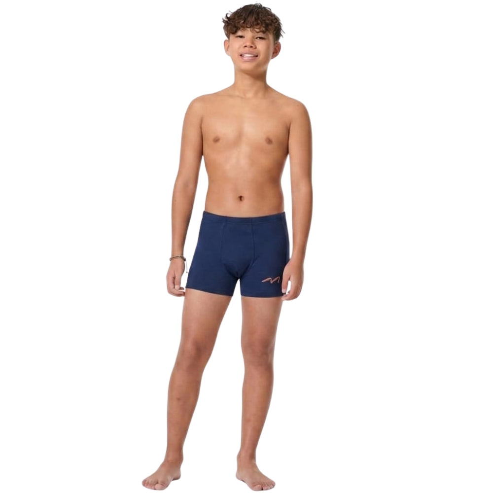 Mania de Ti Trajes de Baño Boxer de Natación para Niños Color Azul