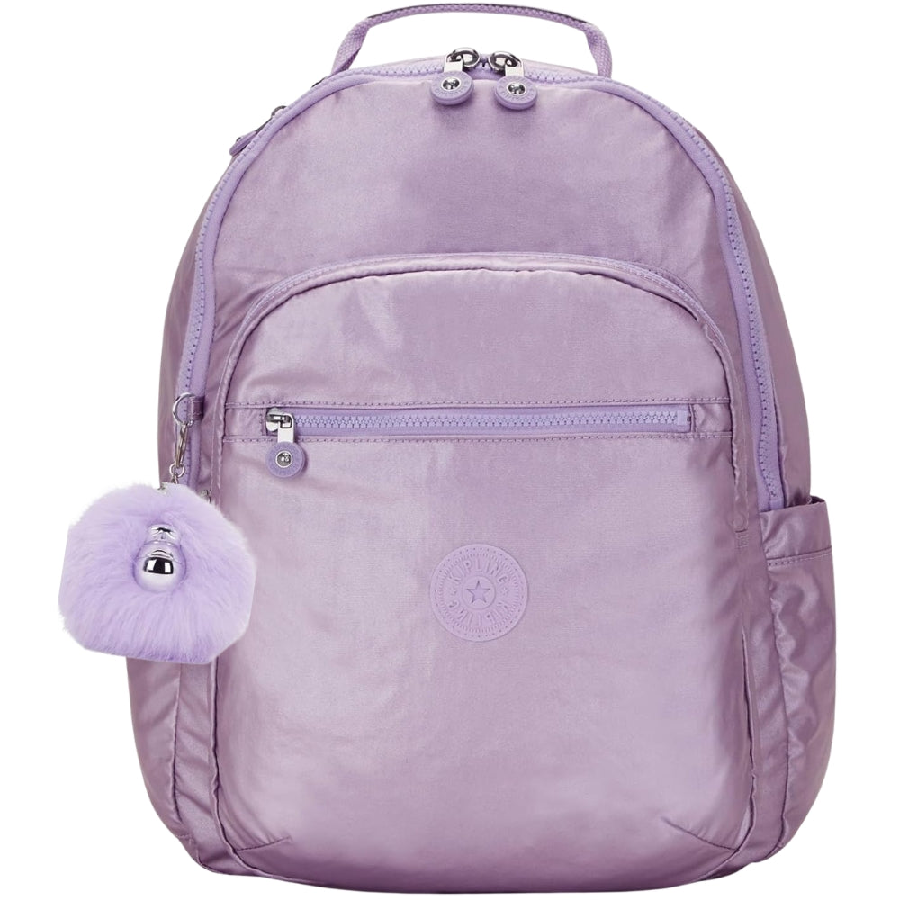 Kipling Bolso L Seoul Amethyst Aura Metallic
