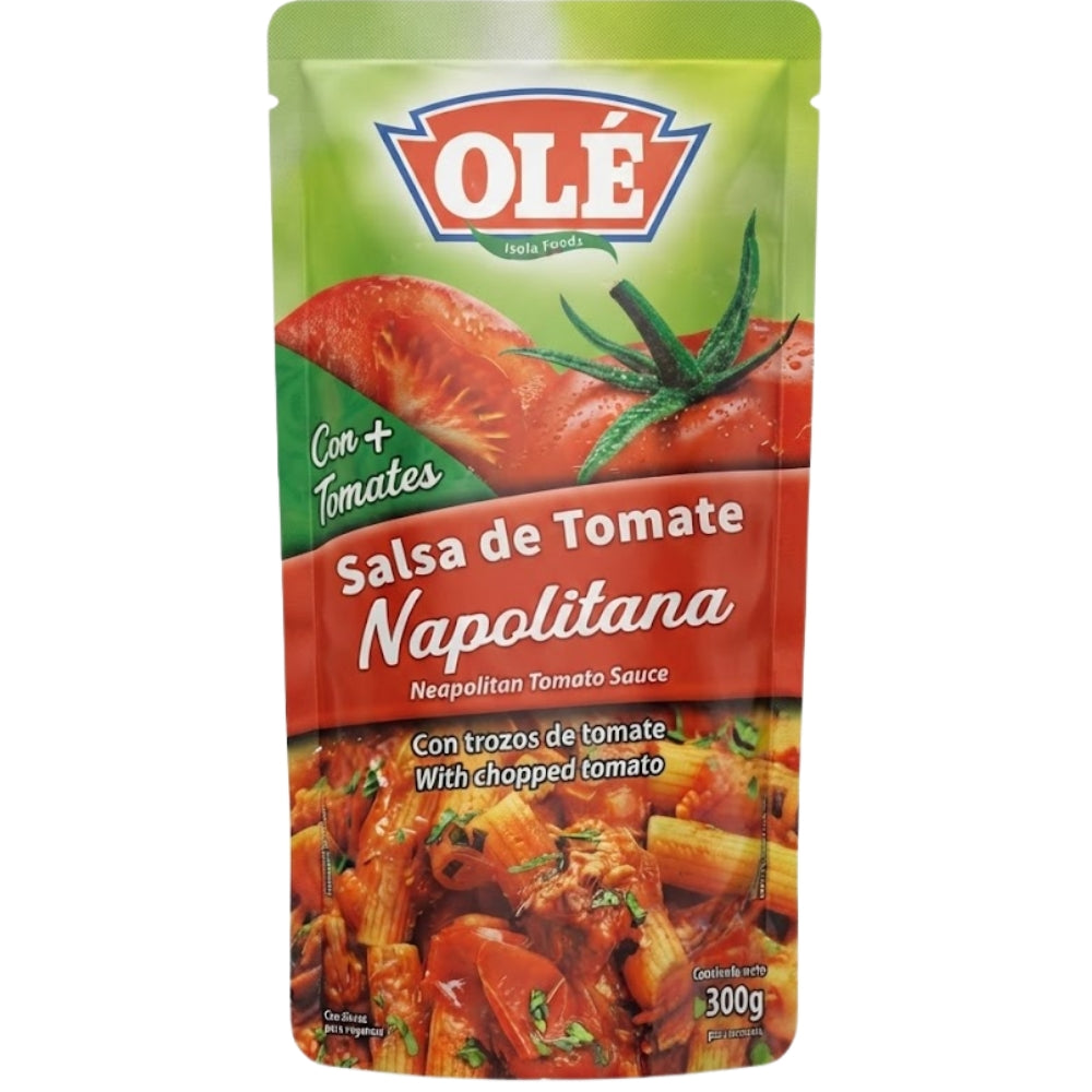 Olé Salsa De Tomate Napolitana Pouch 340gr