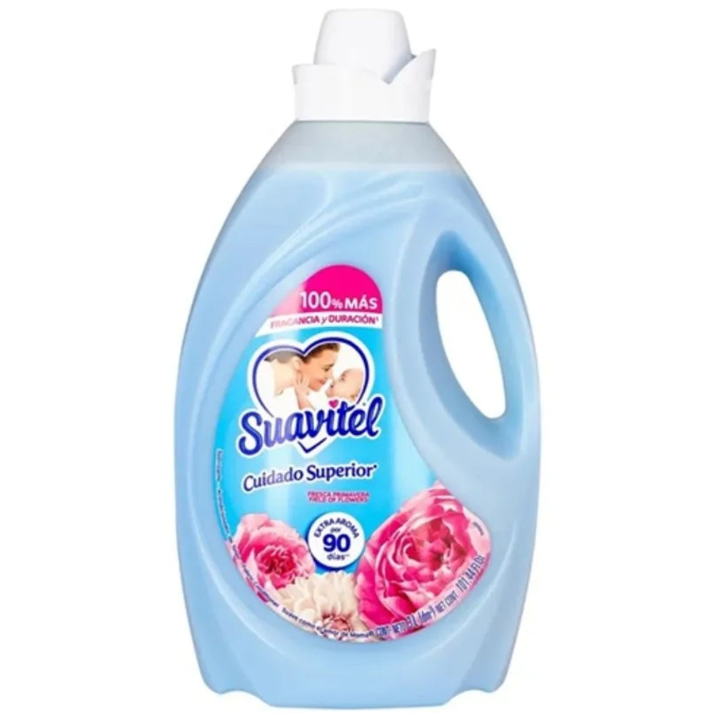 Suavitel Suavizante Cuidado Superior Fresca Primavera 3 Litros