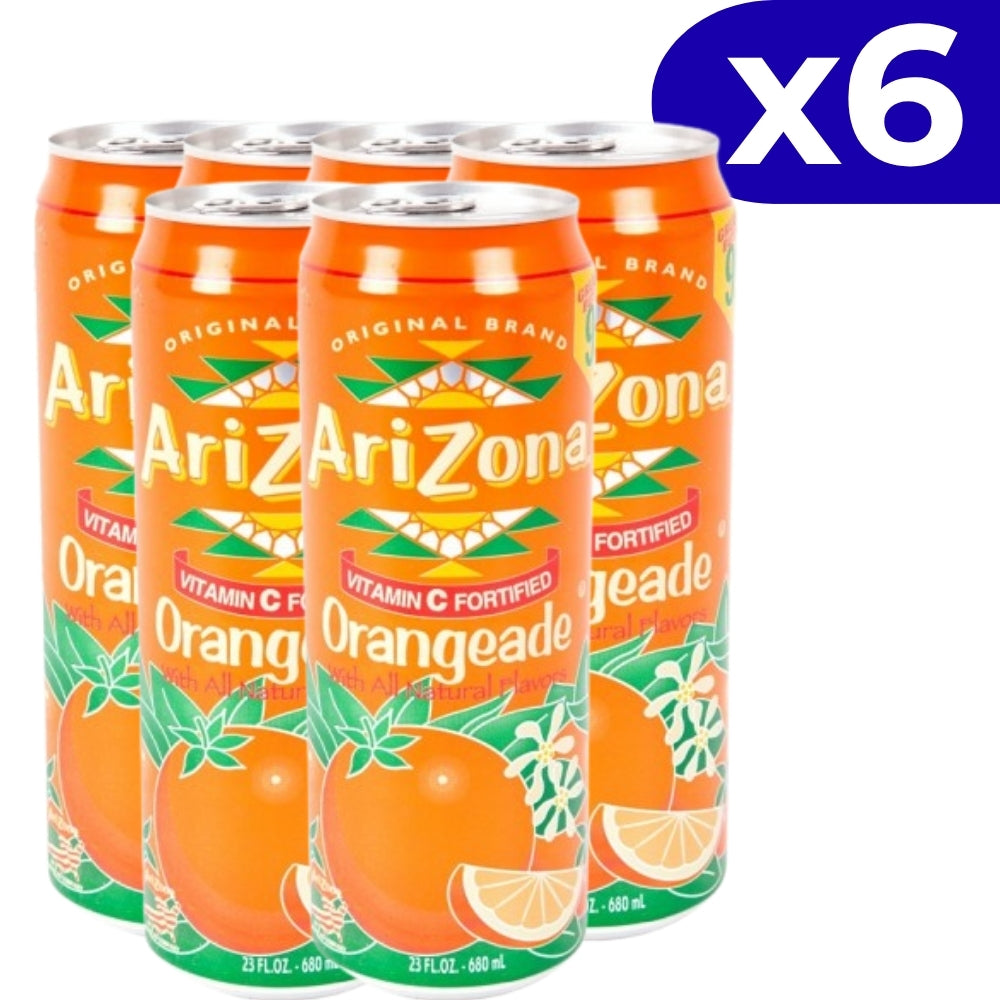 Arizona Orangrape 6 Und x 680ml