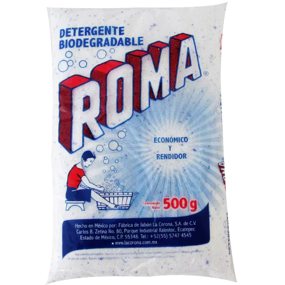 Detergente Roma en Polvo Para Ropa 500gr