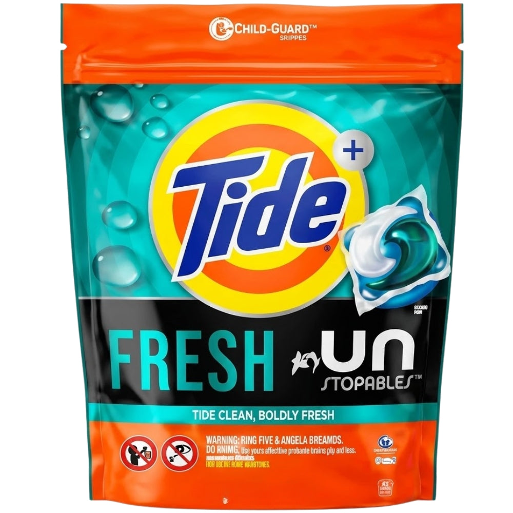 Tide Pods + Unstopables Laundry Detergente Pacs Fresh 512gr 20 Pacs