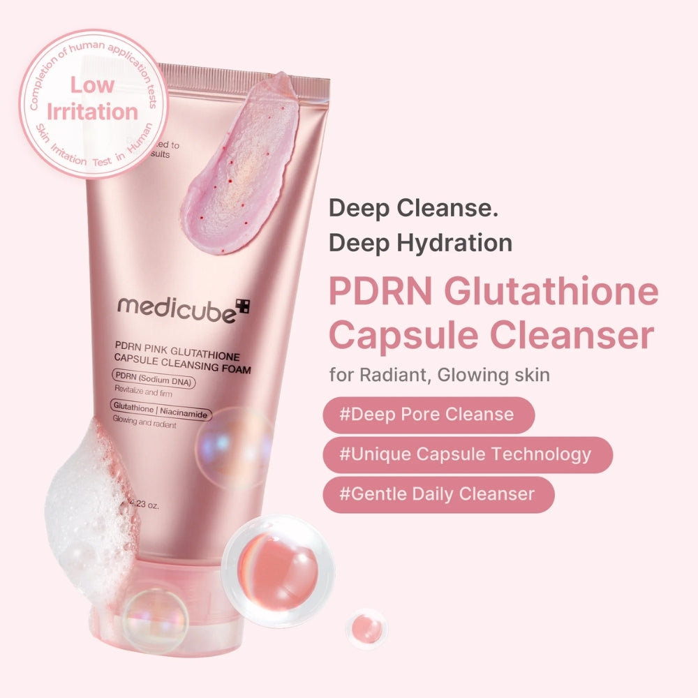 Medicube PDRN Glutathione Capsule Cleansing Foam 120gr