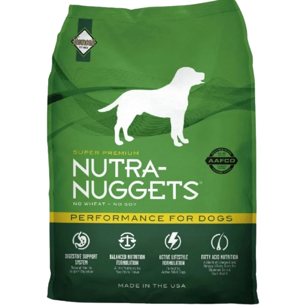 Nutra Nuggets Super Premium Alimento para Perros Performance for Dogs 15kg