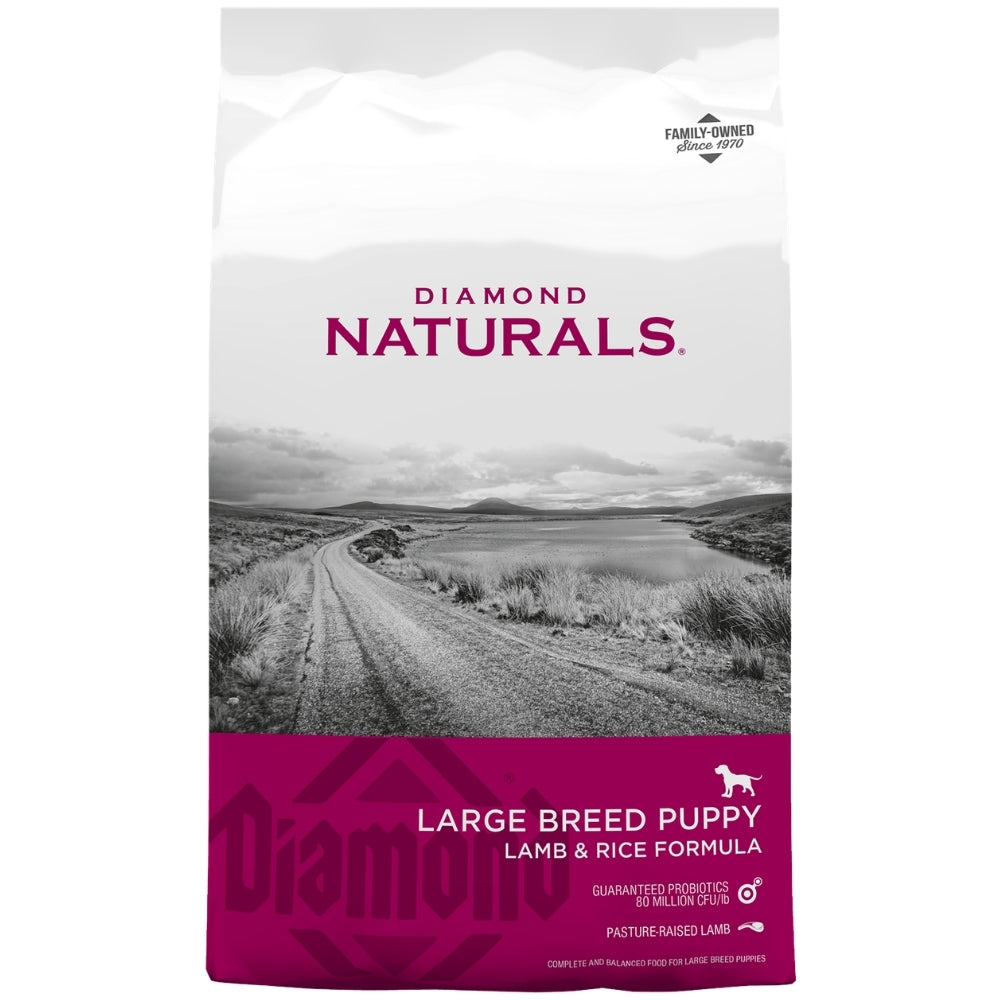 Diamond Naturals Large Breed Puppy Formula Rich in Lamb & Rice 7.5kg