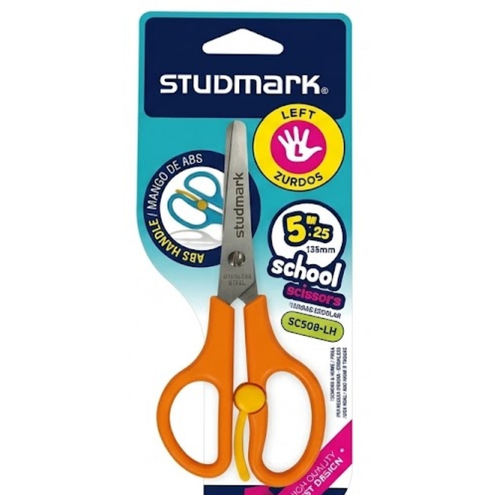 Studmark Tijera Escolar para Zurdos 5.25" 13.5cm Colores Varios