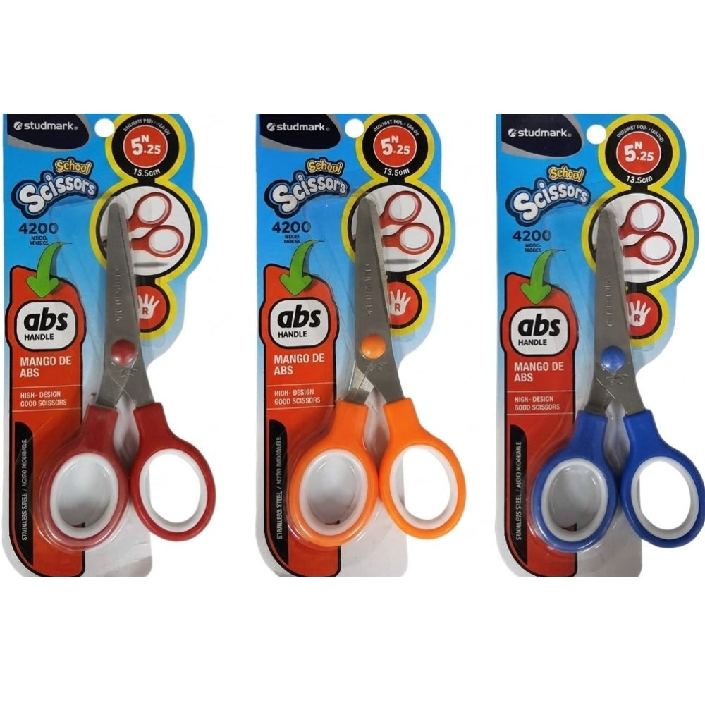 Studmark Tijera Escolar Mango de ABS 5.25" 13cm Colores Varios