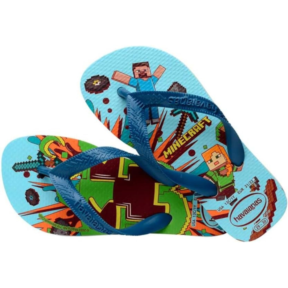 Havaianas Sandalias Para Jovenes MineCraft